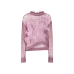 The Attico Light Mauve Sweater - The Attico Knitwear - Designed by Gilda Ambrosio & Giorgia Tordini - Shop at Luxury Shoes 