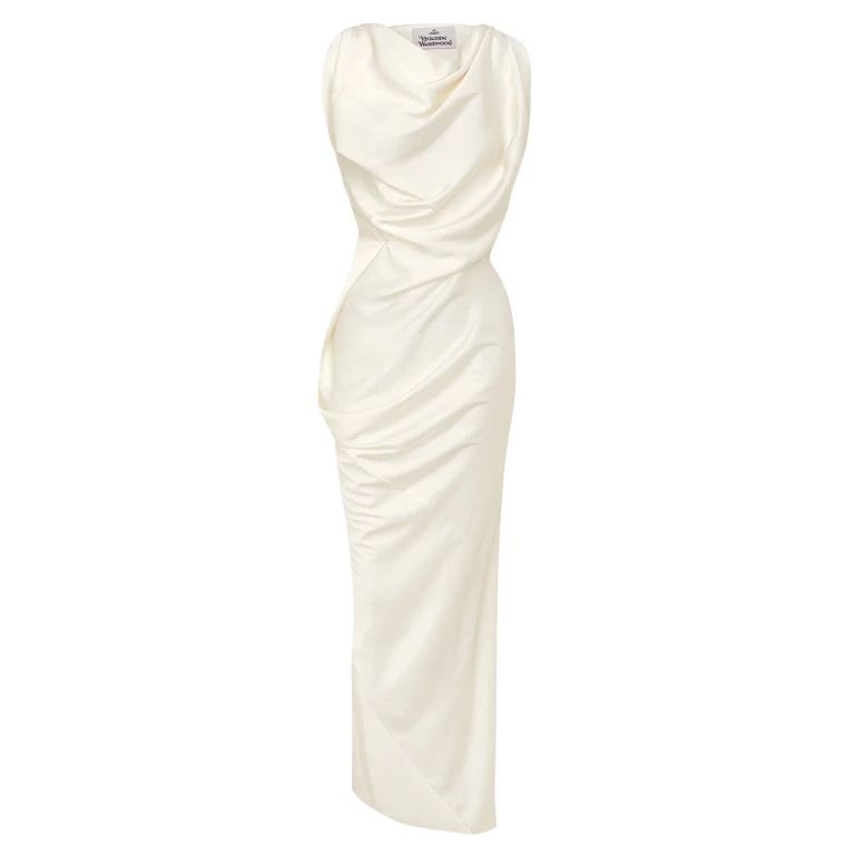 Vivienne Westwood Long Fond Dress - Vivienne Westwood Dresses - Punk Luxury - Shop at Luxury Shoes 