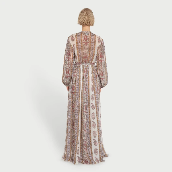 Giambattista Valli Long Paisley Silk Dress - Giambattista Valli Dresses - Romantic Couture - Shop at Luxury Shoes 