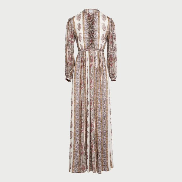 Giambattista Valli Long Paisley Silk Dress - Giambattista Valli Dresses - Romantic Couture - Shop at Luxury Shoes 