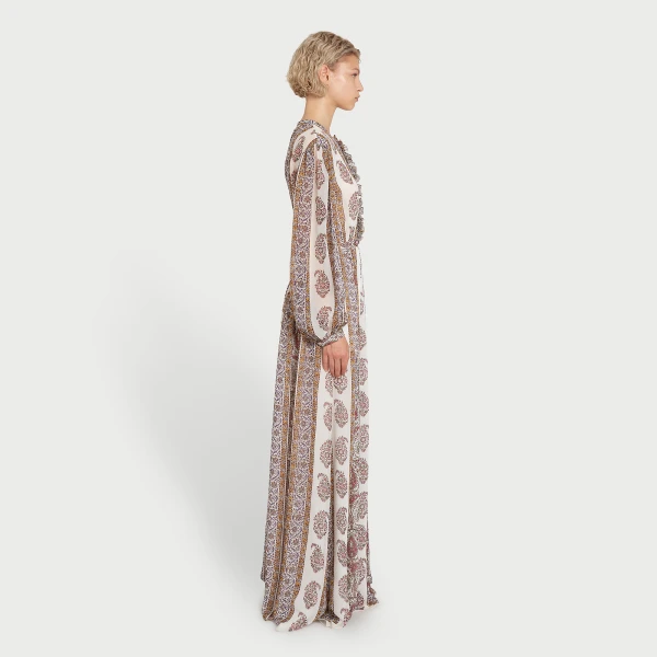 Giambattista Valli Long Paisley Silk Dress - Giambattista Valli Dresses - Romantic Couture - Shop at Luxury Shoes 