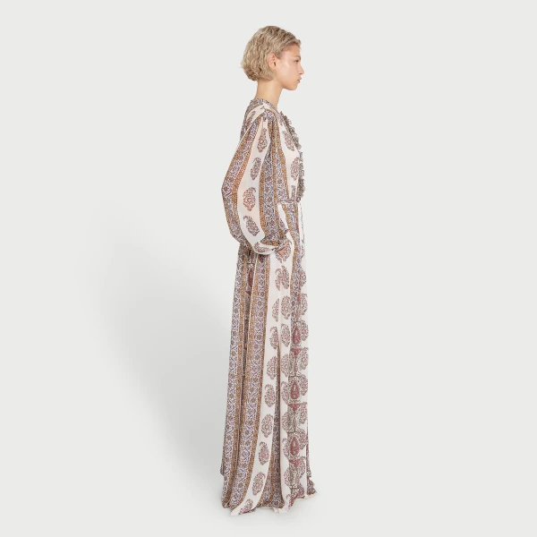 Giambattista Valli Long Paisley Silk Dress - Giambattista Valli Dresses - Romantic Couture - Shop at Luxury Shoes 
