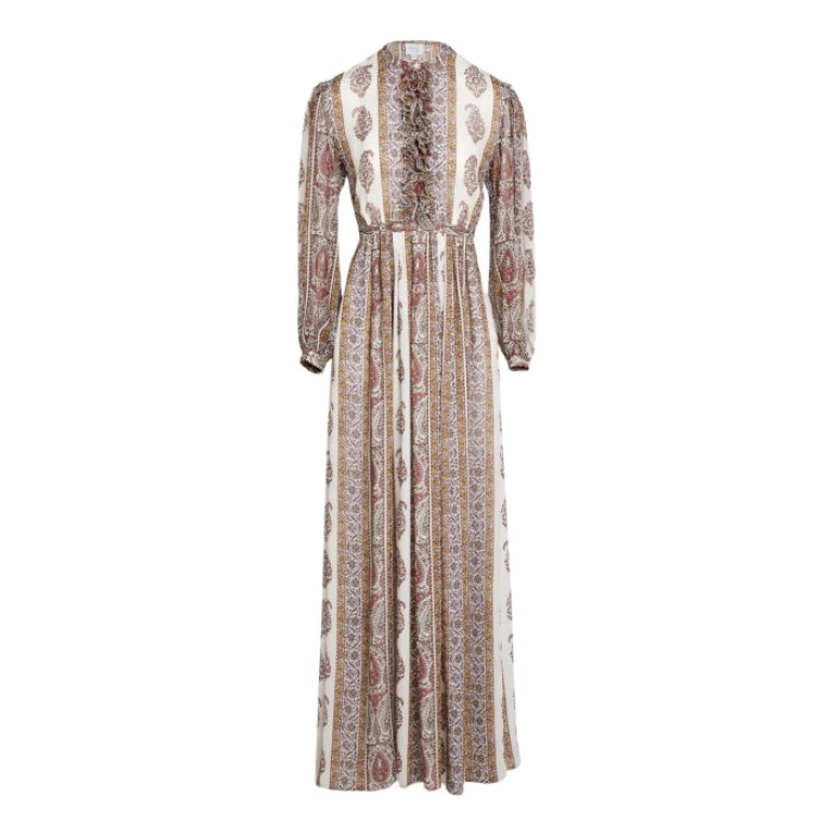 Giambattista Valli Long Paisley Silk Dress - Giambattista Valli Dresses - Romantic Couture - Shop at Luxury Shoes 