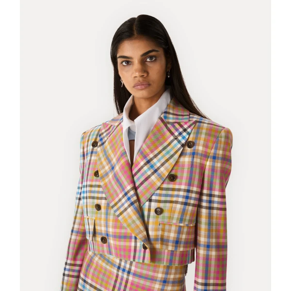 Vivienne Westwood Long Sleeve Cut Off Jacket - Vivienne Westwood Jackets - Punk Luxury - Shop at Luxury Shoes 