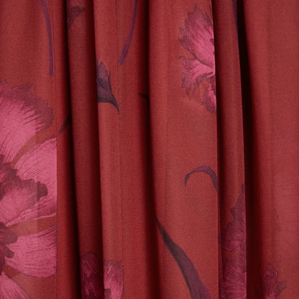 Giambattista Valli Macro Carnation Long Fitted Silk Dress - Giambattista Valli Dresses - Romantic Couture - Shop at Luxury Shoes 