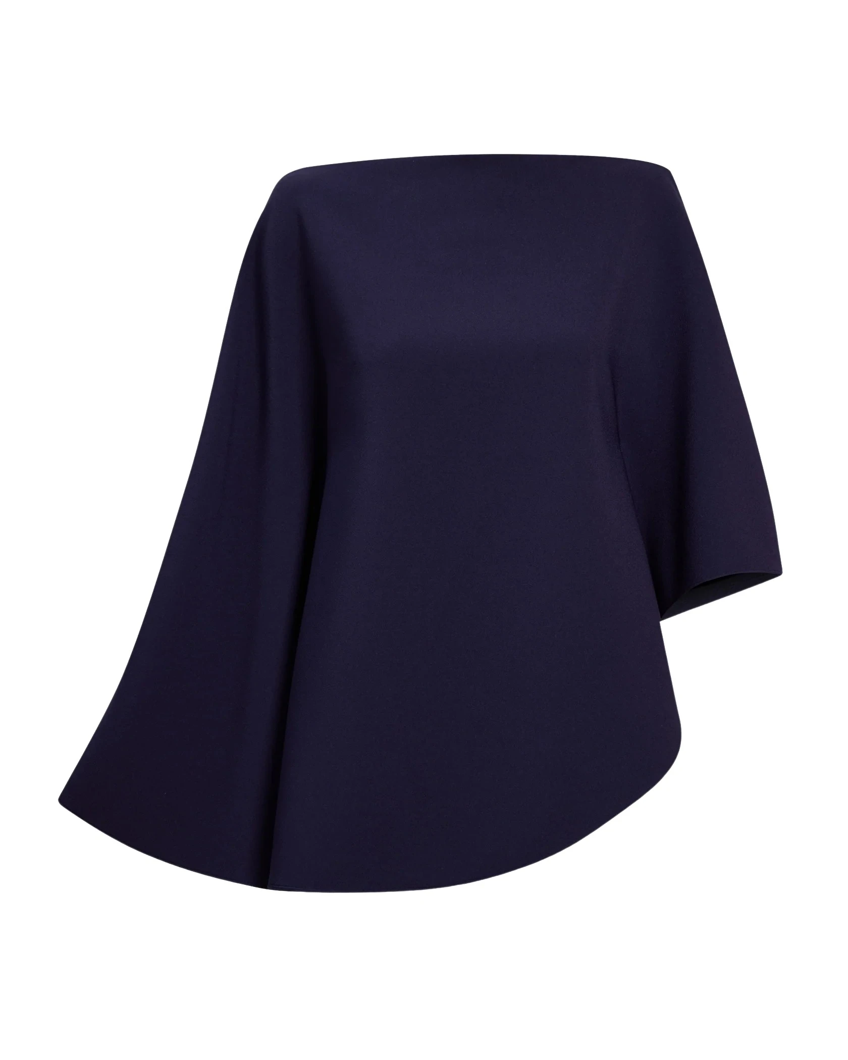 Marcella-Top-in-Azurite68320_nobg Safiyaa Marcella Top in Azurite - Safiyaa Tops - Heavy Crepe Cape Gown - Shop at Luxury Shoes