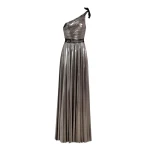 Giambattista Valli Maxi Asymmetrical Silver Liquid Jersey Dress - Giambattista Valli Dresses - Romantic Couture - Shop at Luxury Shoes 