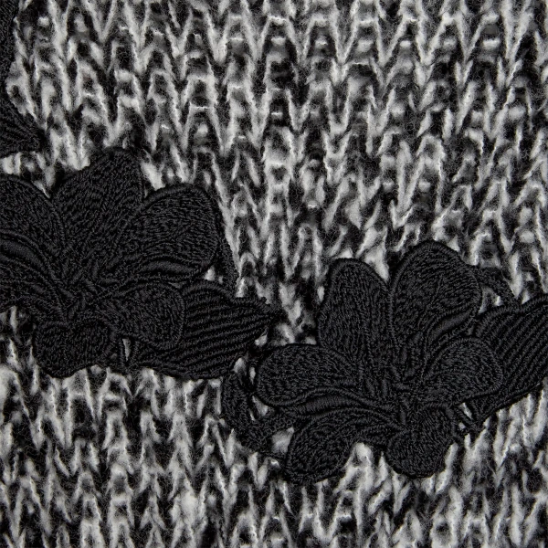 Giambattista Valli Midi Gray Wool Dress With Black Lace Details - Giambattista Valli Dresses - Romantic Couture - Shop at Luxury Shoes 