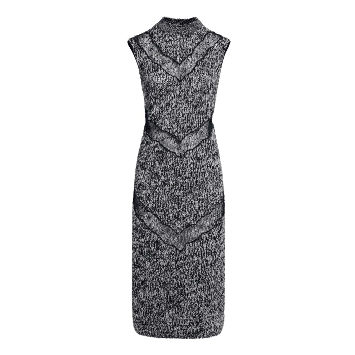 Midi-Gray-Wool-Dress-With-Black-Lace-Details-Giambattista-Valli-Dresses-747002_nobg Giambattista Valli Midi Gray Wool Dress With Black Lace Details - Giambattista Valli Dresses - Romantic Couture - Shop at Luxury Shoes
