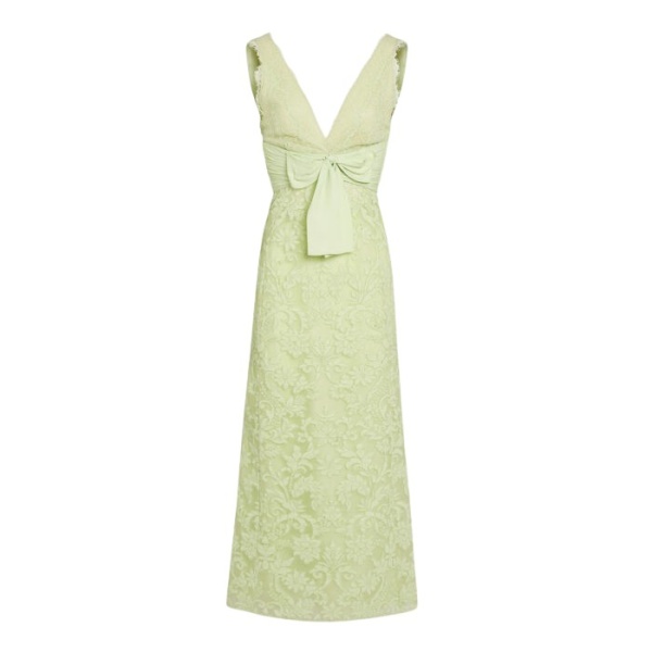 Giambattista Valli Midi Lime Embroidered Lace Dress - Giambattista Valli Dresses - Romantic Couture - Shop at Luxury Shoes 