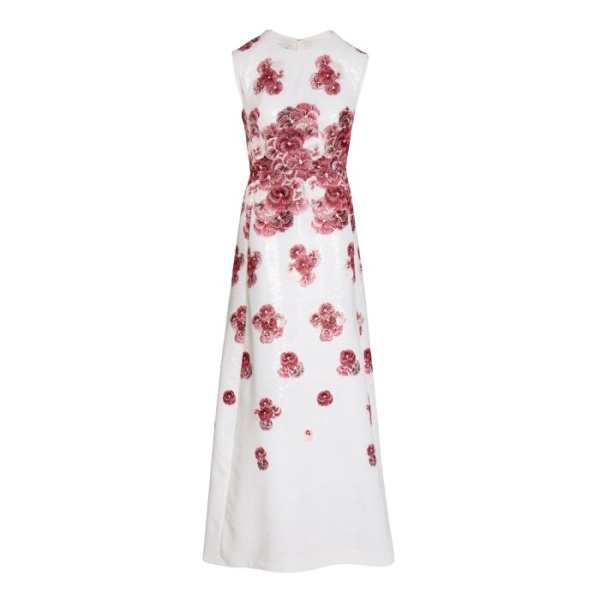 Giambattista Valli Midi Ruby Pansies Sequin Dress - Giambattista Valli Dresses - Romantic Couture - Shop at Luxury Shoes 