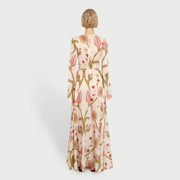 Giambattista Valli Midi Suzani Tribute Kaftan - Giambattista Valli Dresses - Romantic Couture - Shop at Luxury Shoes 