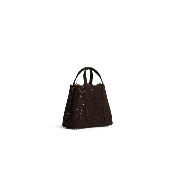 Alaïa Mina 20 In Nubuck - Alaia Bags - Laser Cut Luxury - Shop at Luxury Shoes 
