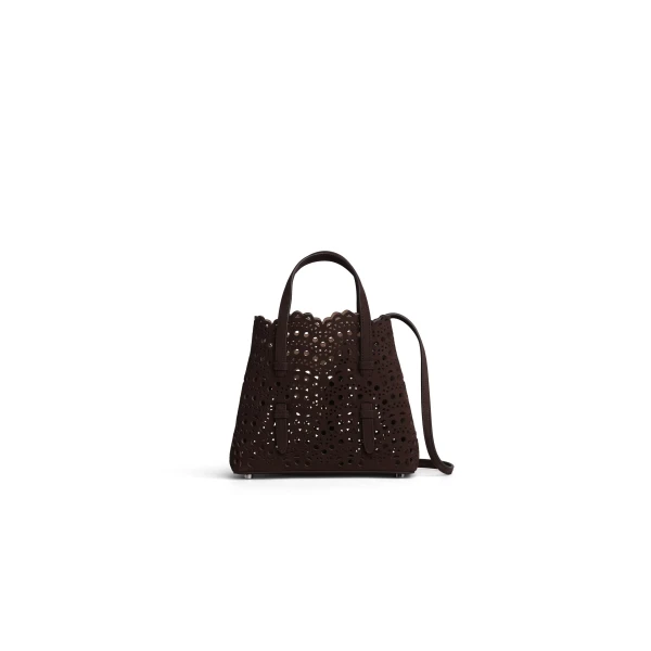 Alaïa Mina 20 In Nubuck - Alaia Bags - Laser Cut Luxury - Shop at Luxury Shoes 