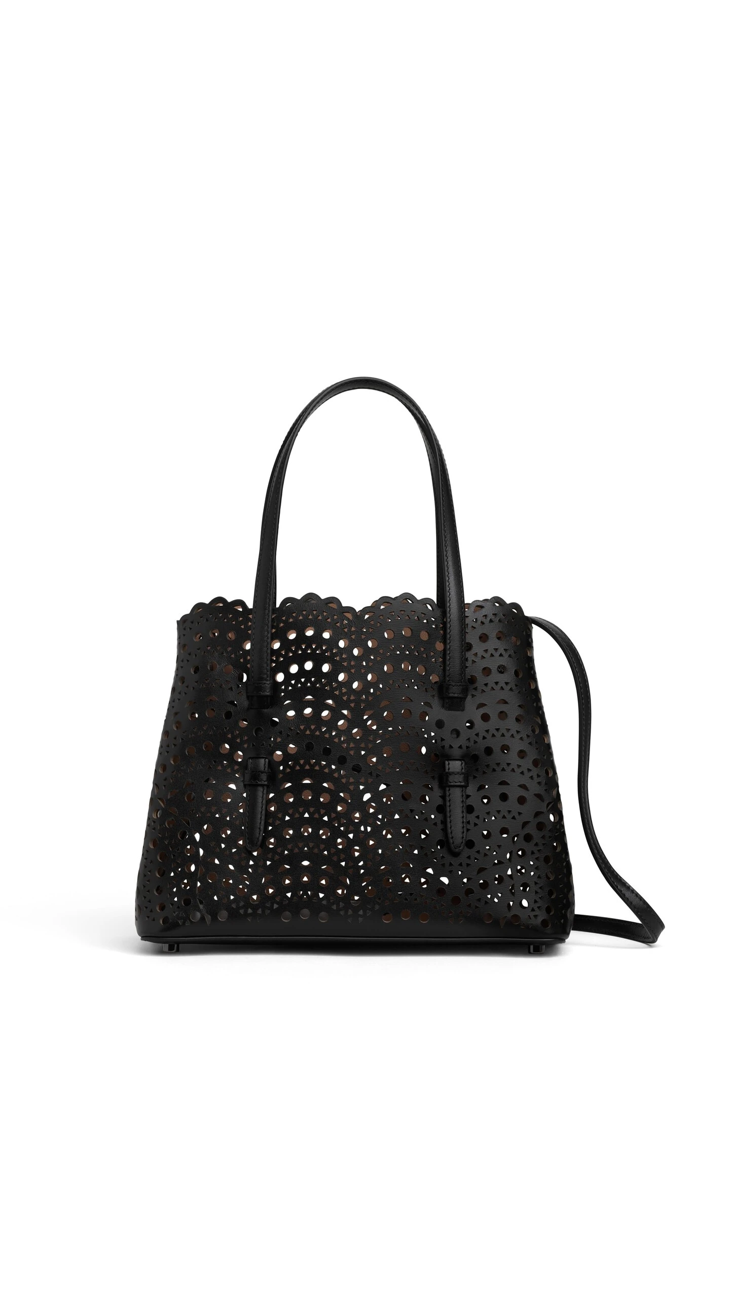 Alaïa Mina 25 Bag In Vienne Wave Calfskin - Alaia Bags - Laser Cut Luxury - Shop at Luxury Shoes Alaïa Mina 25 Bag In Vienne Wave Calfskin - Alaia Bags - Laser Cut Luxury - Shop at Luxury Shoes