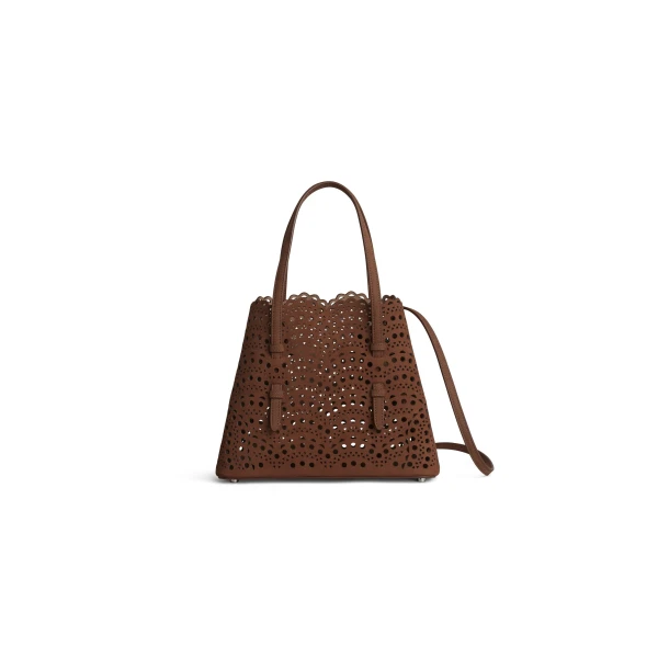 Alaïa Mina 25 In Nubuck - Alaia Bags - Laser Cut Luxury - Shop at Luxury Shoes 
