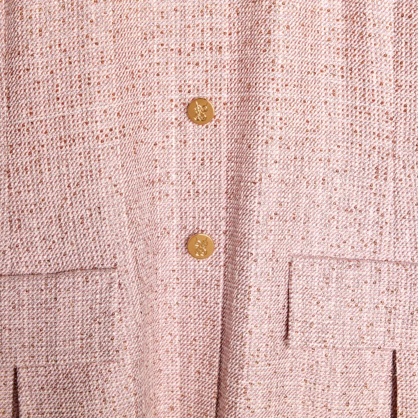 Giambattista Valli Mini Pink Iridescent Tweed Dress - Giambattista Valli Dresses - Romantic Couture - Shop at Luxury Shoes 