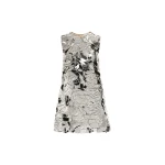 Oscar de la Renta Mirrored Mosaic Shift Dress - Oscar de la Renta Dresses - American Couture - Shop at Luxury Shoes 