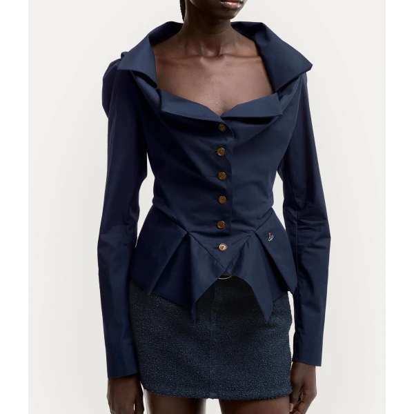 Vivienne Westwood Monday Shirt - Vivienne Westwood Tops - Punk Luxury - Shop at Luxury Shoes 