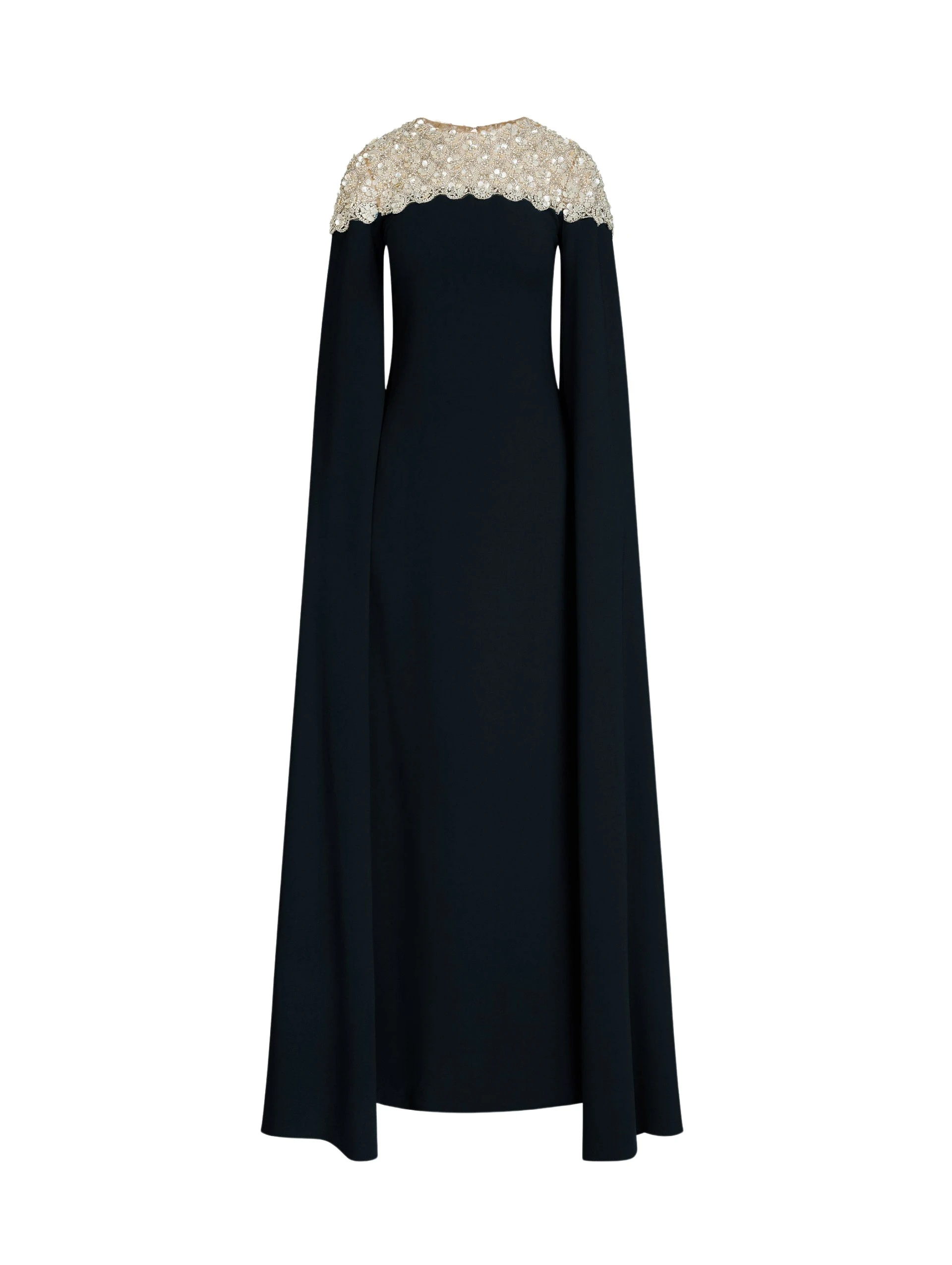 Mother-of-Pearl-Embroidered-Caftan-Oscar-de-la-Renta-Dresses53169_nobg Oscar de la Renta Mother of Pearl Embroidered Caftan - Oscar de la Renta Dresses - American Couture - Shop at Luxury Shoes