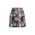 Essentiel Antwerp Multicolor floral jacquard mini skirt with sequin and bead embellishments - Essentiel Antwerp Skirts - Colorful Belgian Design - Shop at Luxury Shoes 
