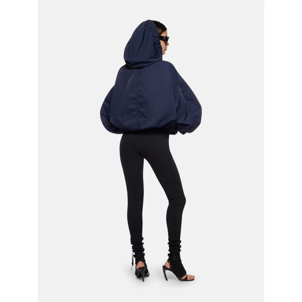 The Attico Navy Blue Bomber - The Attico Jackets - Designed by Gilda Ambrosio & Giorgia Tordini - Shop at Luxury Shoes 