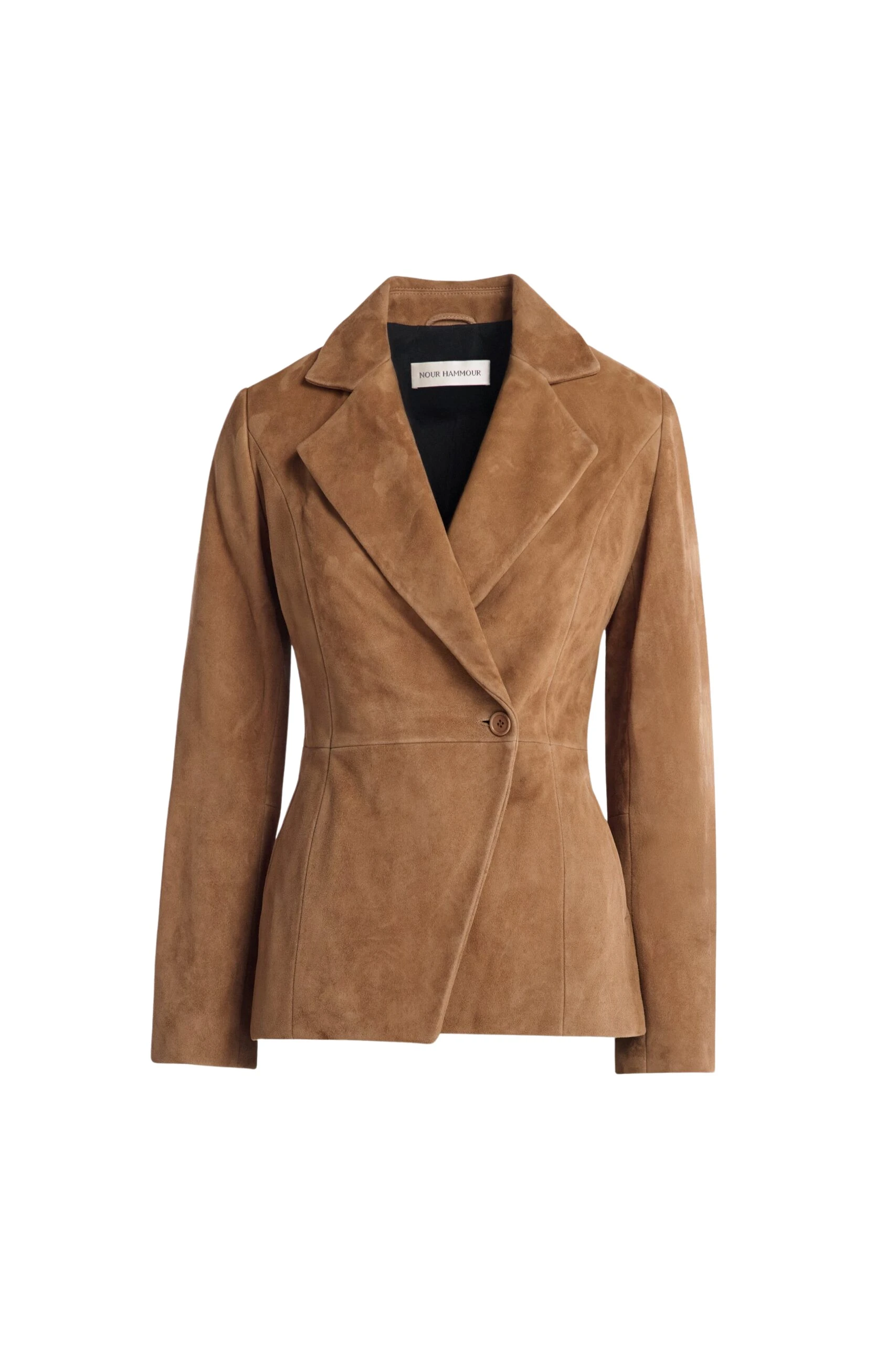 Nour-Hammour-90s-Blazer-Tailored-Suede-Blazer-scaled11572_nobg Nour Hammour Jackets Color | 90s Blazer Tailored Suede Blazer luxury leather Jackets from Luxury Shoes