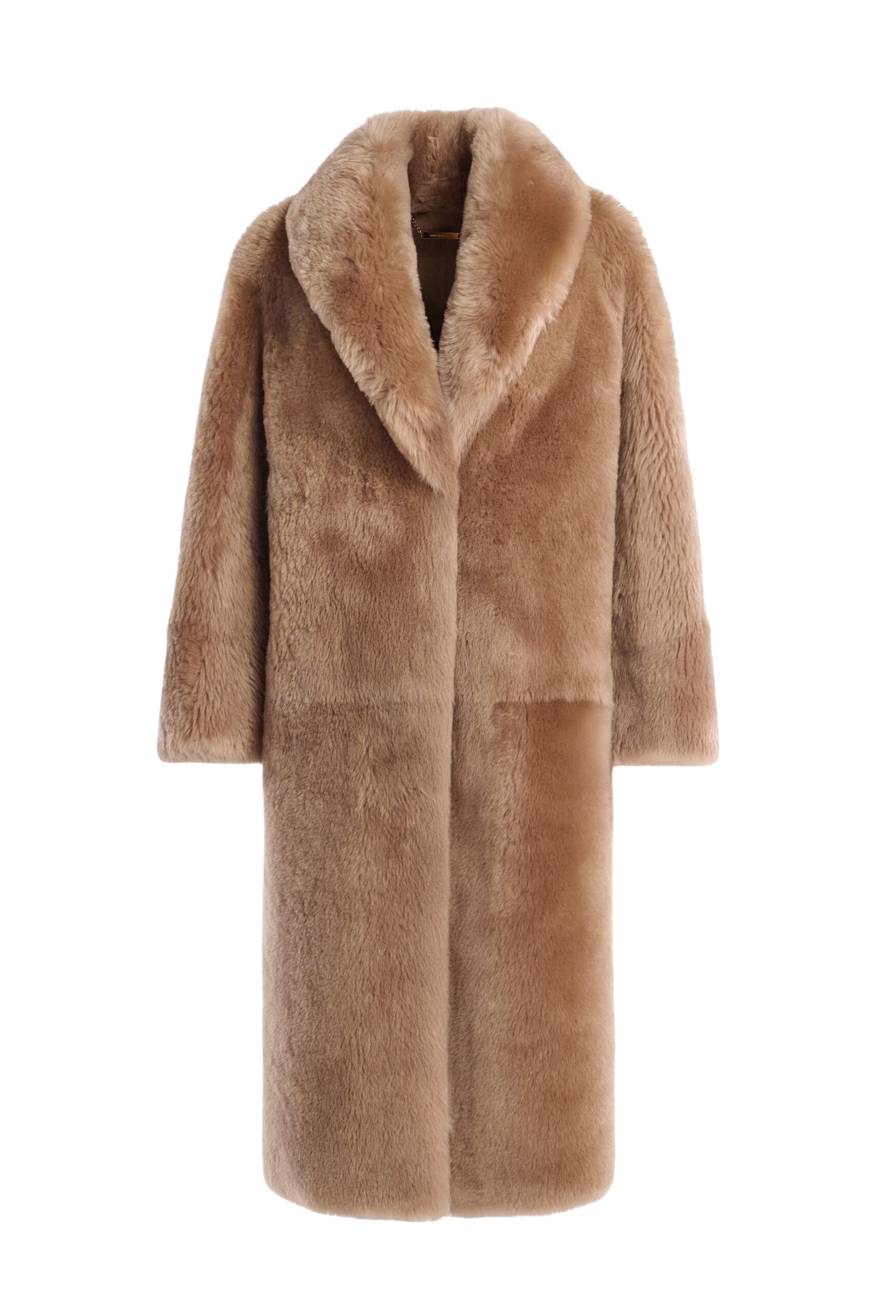 Nour Hammour Anaïs Textured Shearling Coat