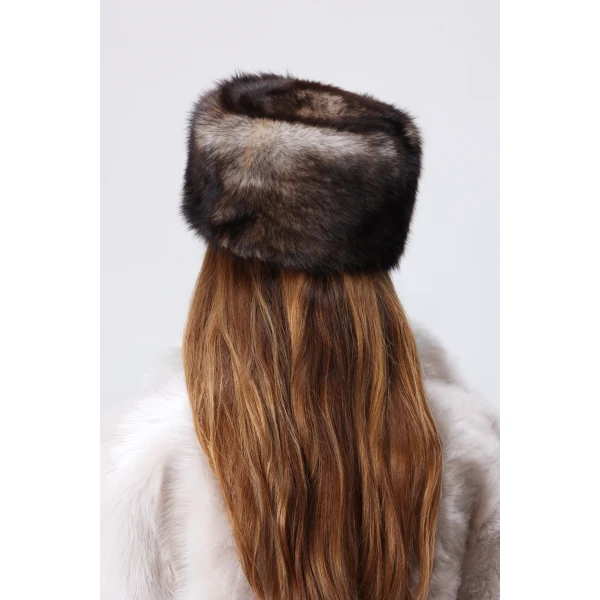 Nour Hammour Hats Color | Après Toscana Shearling Hat luxury leather Hats from Luxury Shoes 