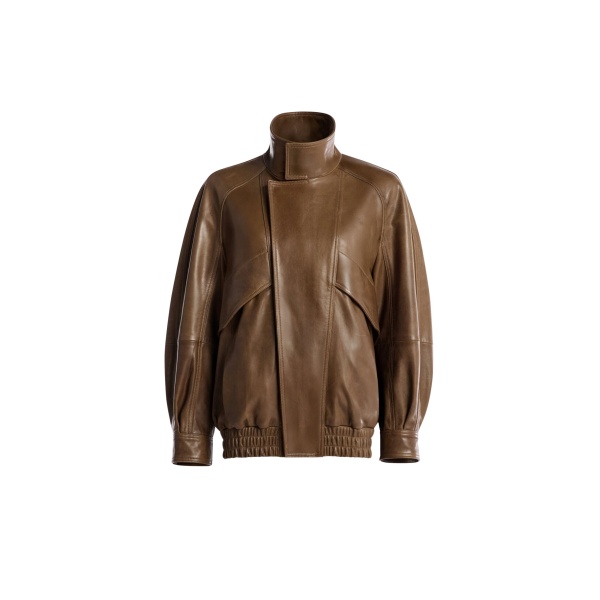 Nour Hammour Jackets Color | Ariste Fluid Leather Jacket luxury leather Jackets from Luxury Shoes 