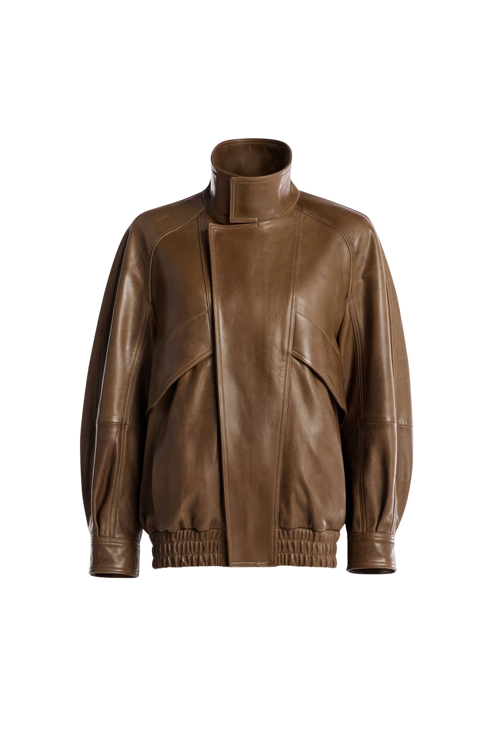 Nour Hammour Jackets Color | Ariste Fluid Leather Jacket luxury leather Jackets from Luxury Shoes 