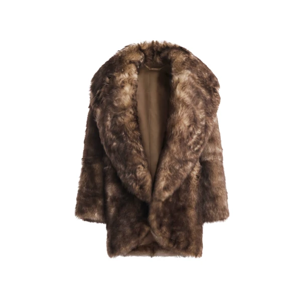 Nour Hammour Coats Color | Aurora Sumptuous Shearling Coat luxury leather Coats from Luxury Shoes 