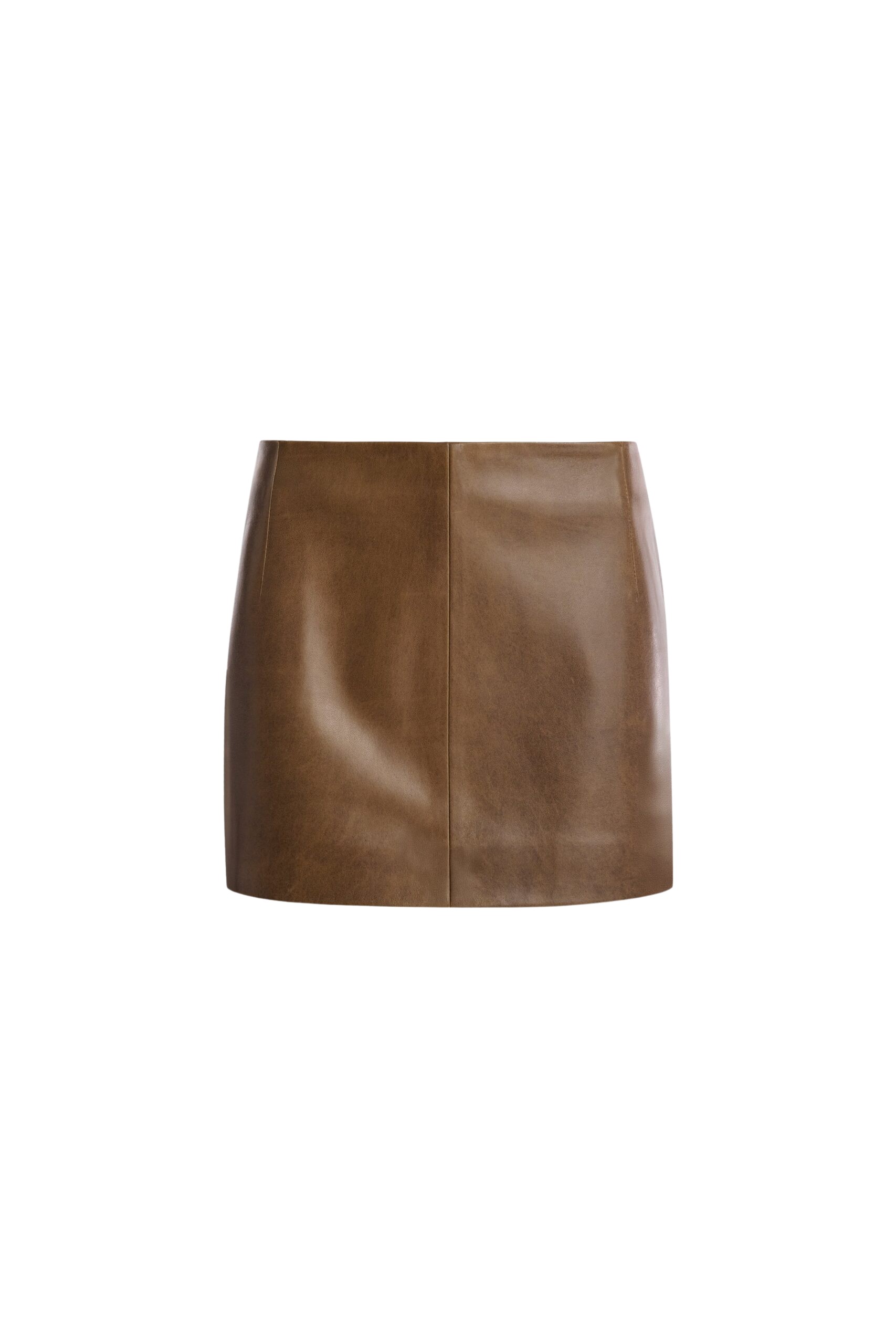 Nour Hammour Skirts Color | Avery Skirt Ultra Mini Leather Skirt luxury leather Skirts from Luxury Shoes 