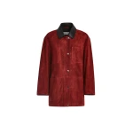 Nour Hammour Jackets Color | Barn Modern Suede Jacket luxury leather Jackets from Luxury Shoes 