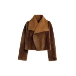 Nour-Hammour-Cascade-Draped-Shearling-Jacket-scaled80863_nobg Nour Hammour Jackets Color | Cascade Draped Shearling Jacket luxury leather Jackets from Luxury Shoes