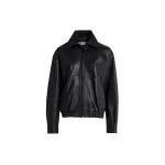 Nour Hammour Jackets Color | Doran Refined Bomber Jacket luxury leather Jackets from Luxury Shoes 
