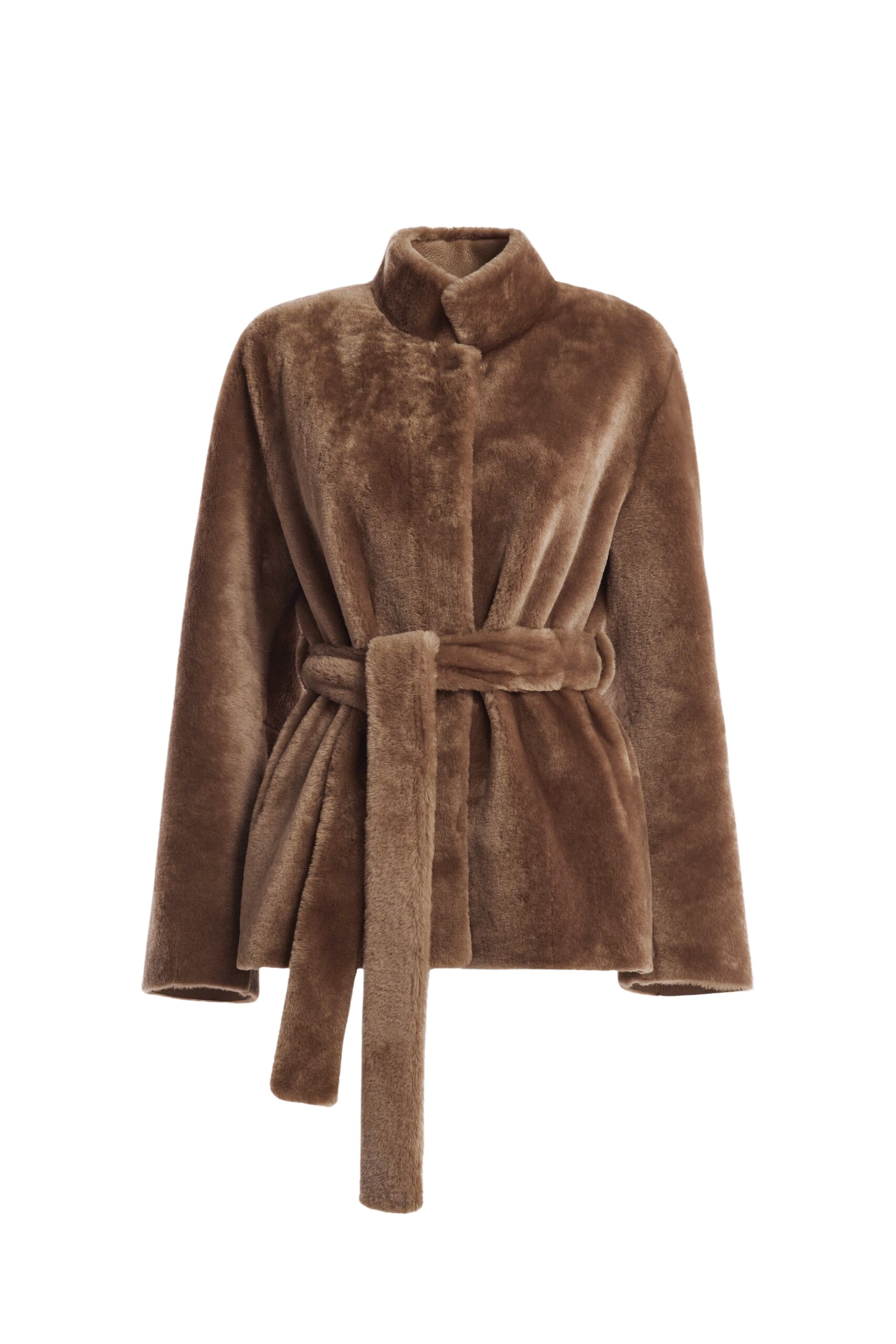 Nour Hammour Elsa Merinos Ladylike Shearling Coat