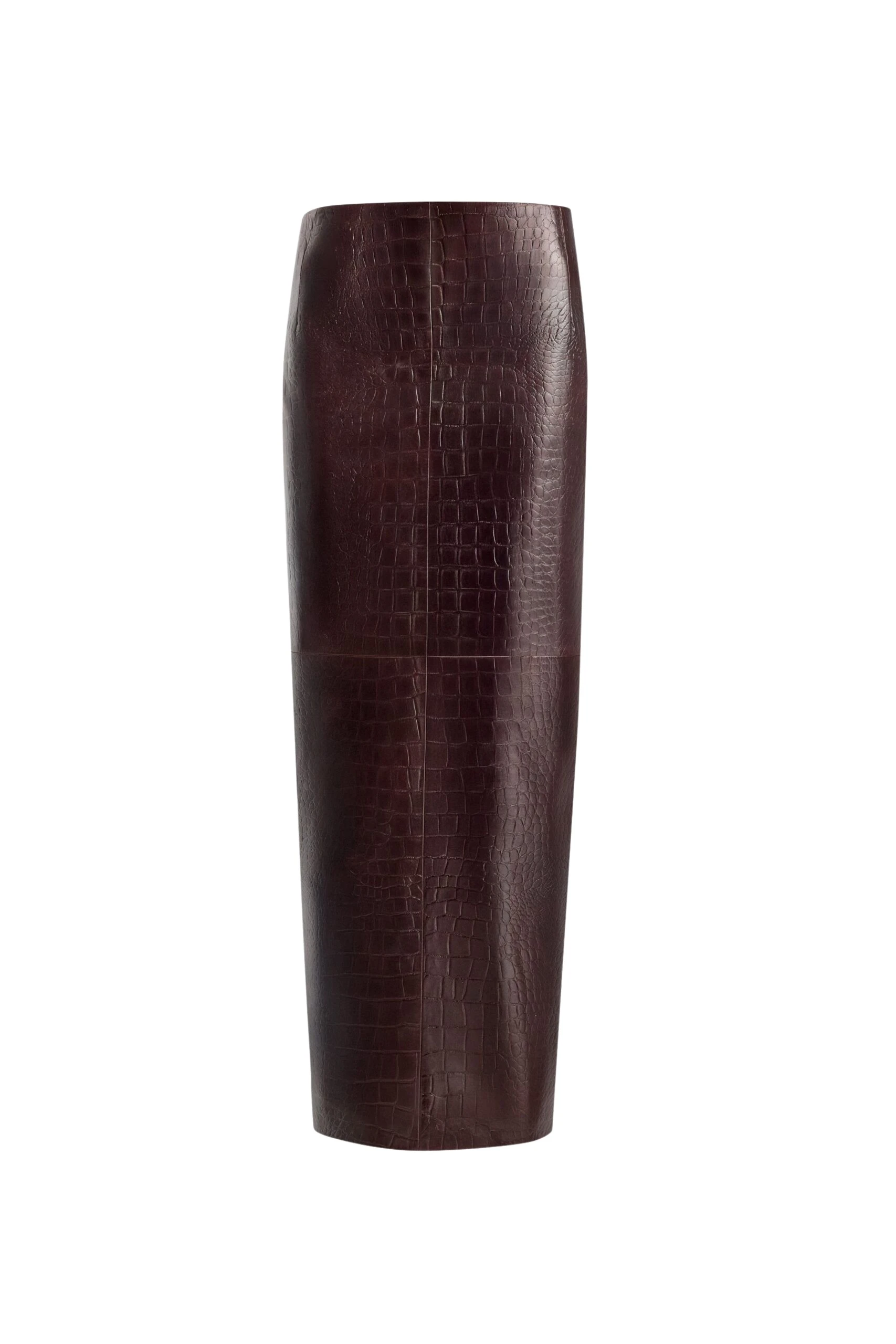 Nour-Hammour-Elyse-Croco-Skirt-Embossed-Leather-Skirt-scaled33565_nobg Nour Hammour Skirts Color | Elyse Croco Skirt Embossed Leather Skirt luxury leather Skirts from Luxury Shoes