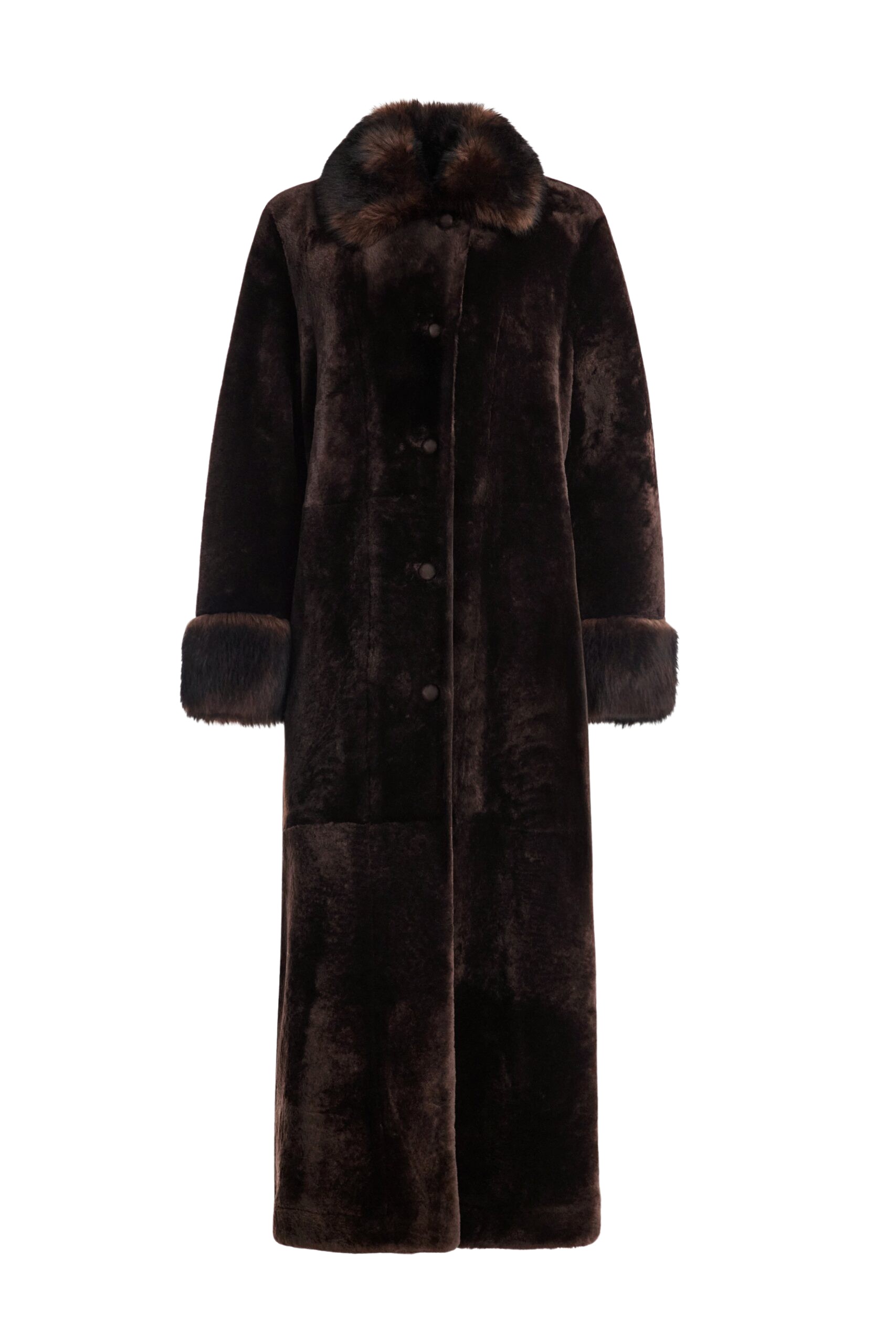 Nour Hammour Enya Rich Shearling Coat