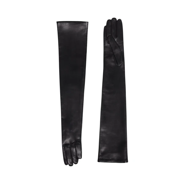 Nour Hammour Gloves Color | Extra Long Gloves Butter Soft Leather Gloves luxury leather Gloves from Luxury Shoes 