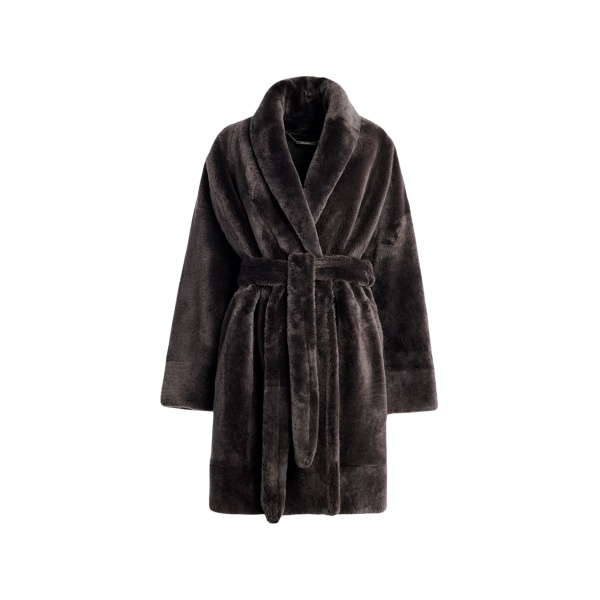 Nour Hammour Coats Color | Juno Luxurious Robe Coat luxury leather Coats from Luxury Shoes 