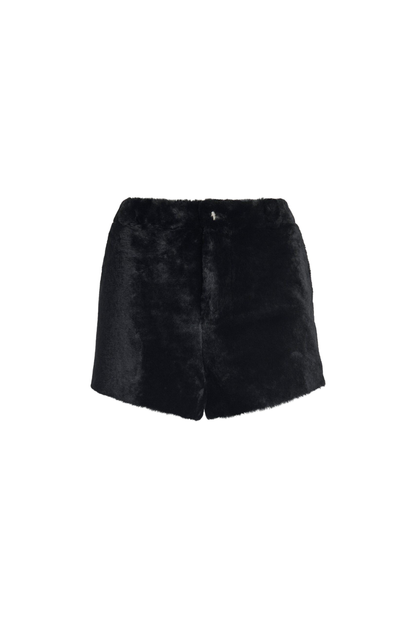 Nour Hammour Leontine Shearling Cozy Shearling Shorts