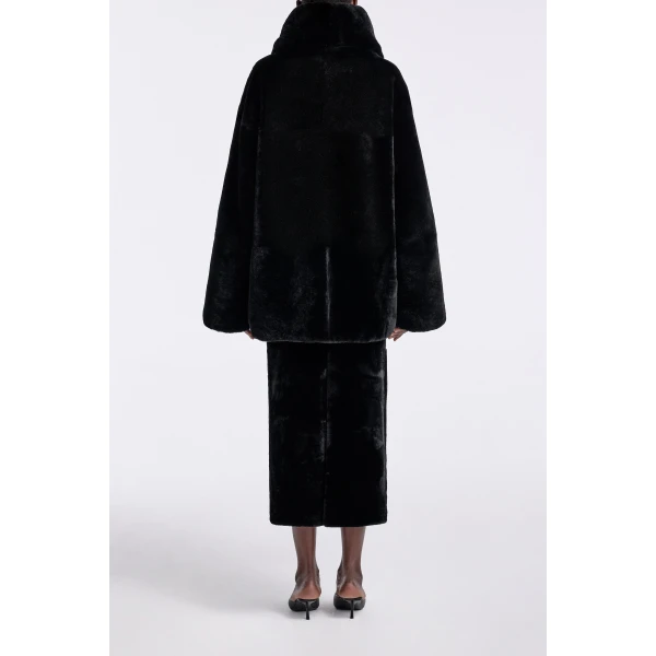 Nour Hammour Knitwear Color | Lodge Decadent Shearling Pull luxury leather Knitwear from Luxury Shoes 