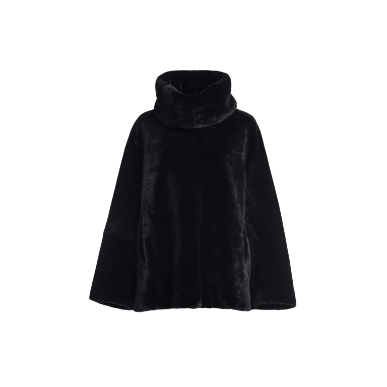 Nour Hammour Knitwear Color | Lodge Decadent Shearling Pull luxury leather Knitwear from Luxury Shoes 