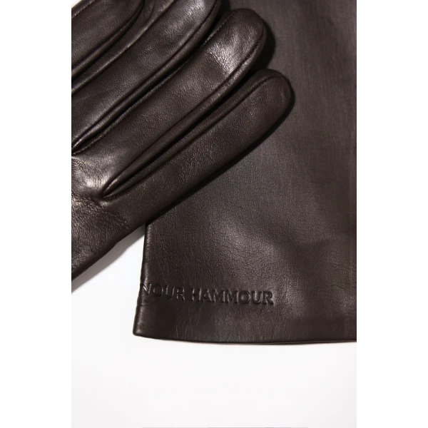Nour Hammour Gloves Color | Long Gloves Butter Soft Leather Gloves luxury leather Gloves from Luxury Shoes 