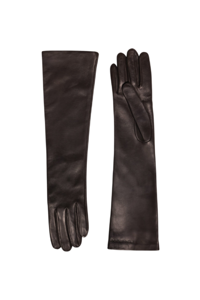 Nour Hammour Gloves Color | Long Gloves Butter Soft Leather Gloves luxury leather Gloves from Luxury Shoes 