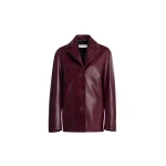 Nour Hammour Jackets Color | Opus Relaxed Leather Blazer luxury leather Jackets from Luxury Shoes 
