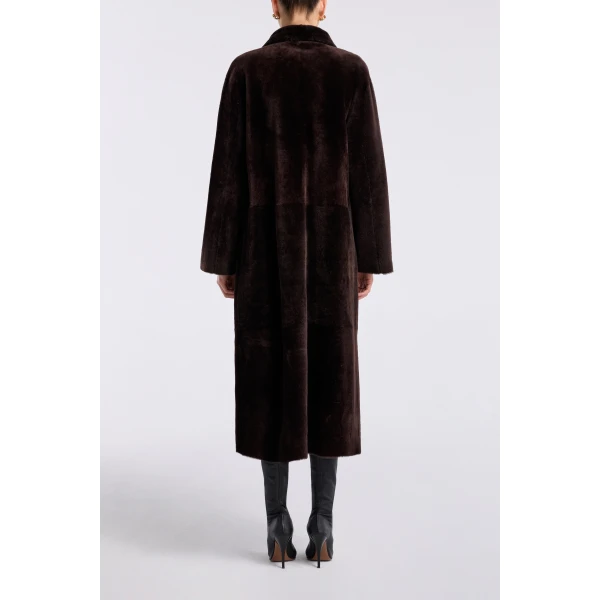Nour Hammour Coats Color | Solène Soft Blanket Coat luxury leather Coats from Luxury Shoes 