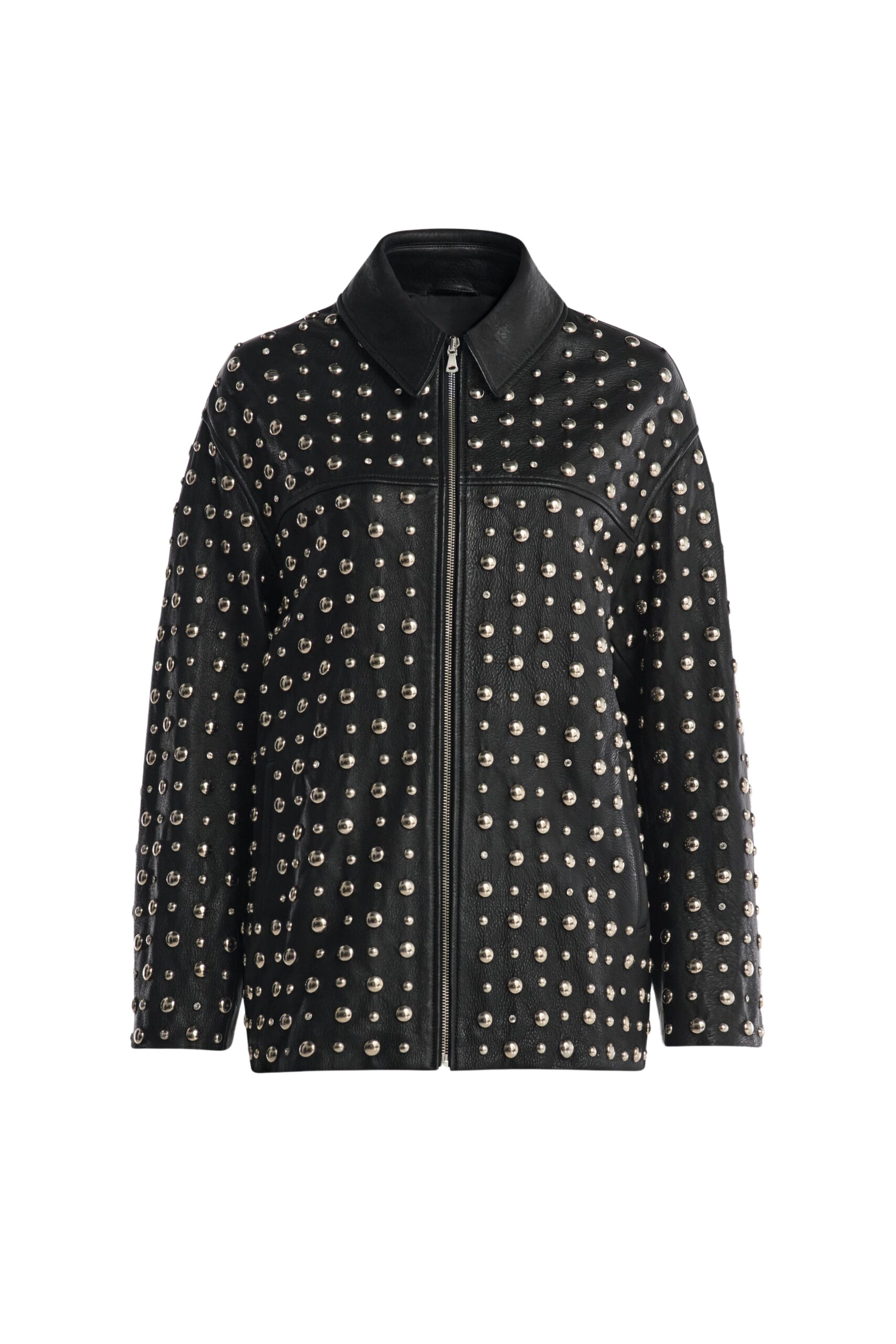 Nour Hammour Jackets Color | Studded Leather Jacket Decadent Studded Jacket luxury leather Jackets from Luxury Shoes 
