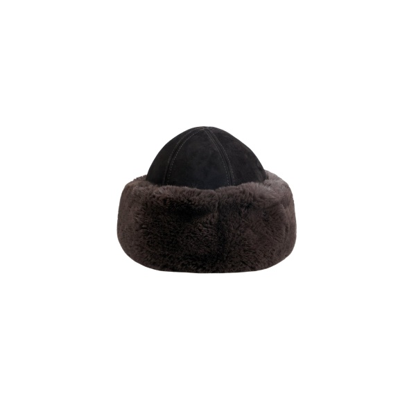 Nour Hammour Hats Color | Toki Toscana Shearling Hat luxury leather Hats from Luxury Shoes 